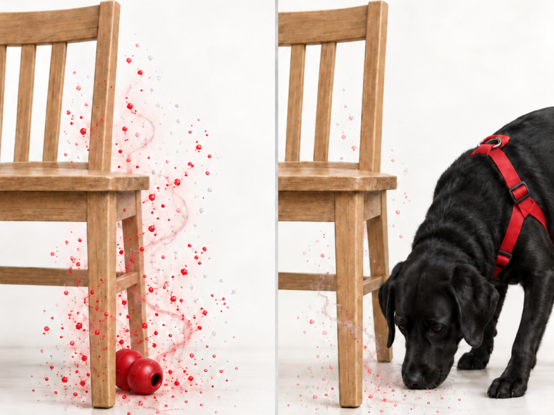 Residual Odour in Scent Detection: When the Hide Has Gone but the Smell Remains